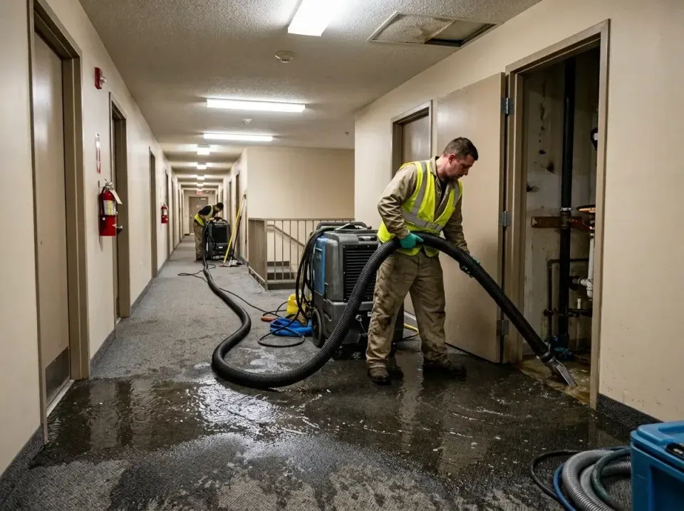 multi-unit-apartment-hallway-f-005 — frequently asked questions, Emergency Burst Pipe Water Extraction & Removal in Pottsbor…